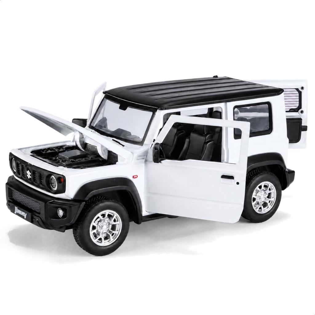 Heimanba Suzuki Jimny 2021 Diecast Miniature Car 1/24 / (White)
