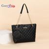 Cozy Up Women's Bag Classic Lingge Embroidered Bag Chain Bag Women's Large Capacity Combination Bag