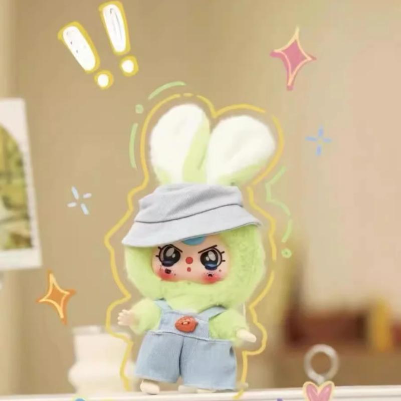 Authentic Baby Three Macaron Cute Bunny Series Blind Box Cute Trendy Toy Figurines Desktop Ornament  Bag Pendantgift For Girl