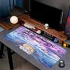 Genshin Impact Print Mouse Pad, Anti‑Slip Desktop keyboard Mat, for PC Laptop Gaming Working Daily Use, Cool Festival Surprise Gift