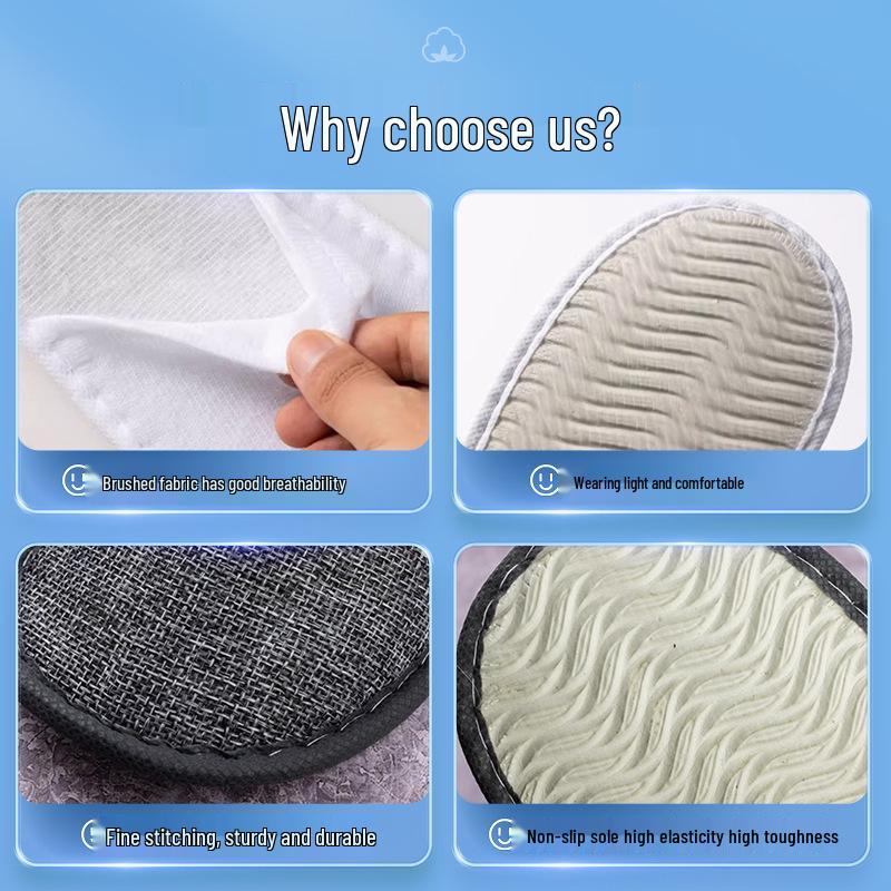 Thickened Non-Slip Coral Fleece Slippers for Home Guests, Star Hotels, and Guesthouses