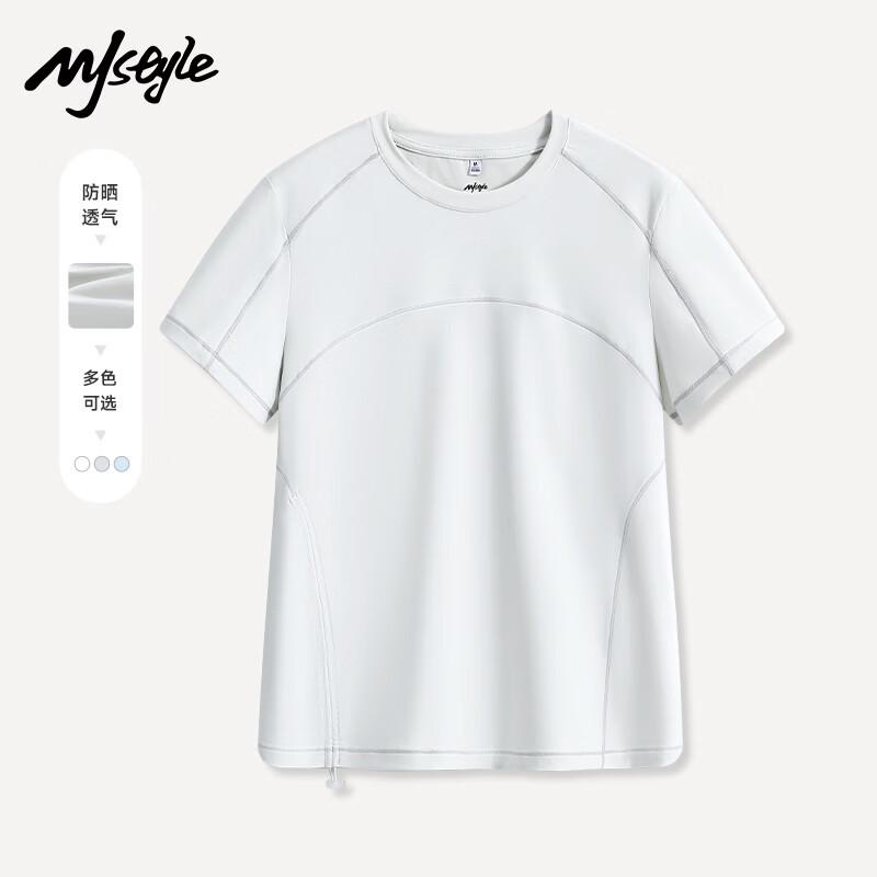 MJ STYLE Women s Pleated Quick-Dry T-Shirt M