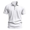 Men S Summer Solid Short Sleeve Collared Polo Shirt