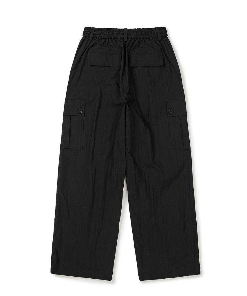 CLOVE [25Ss Clove] Parachute Cargo Pants (Black)