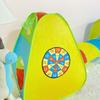 OEING Kids Pop-Up Play Tent with Ball Pit and Basketball Hoop