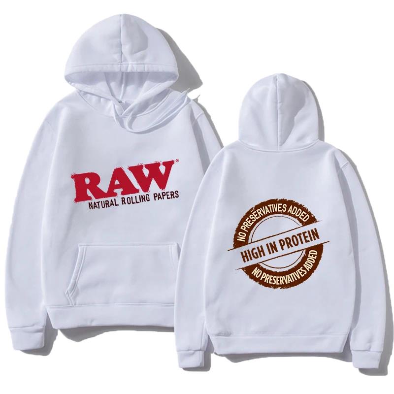 2024 Podzimní RAW Potisk Módní Pánská Mikina Pánská Mikina Harajuku Hip Hop Ležérní Dámská Mikina Vysoce Kvalitní Svetr Top