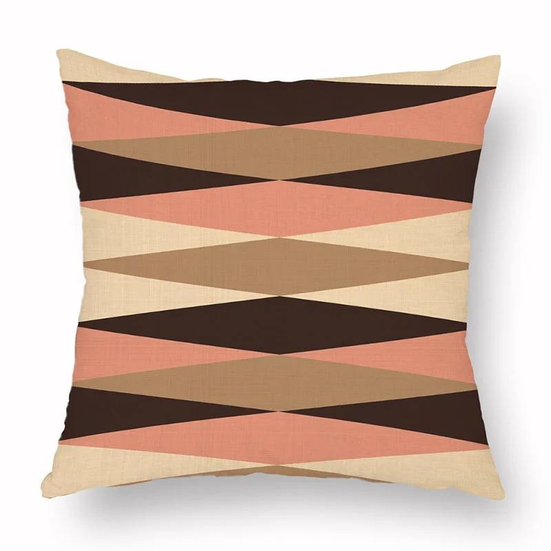 Office Living Room Home Pillowcase Geometric Exotic Ethnic Style Pattern Pillowcase Car Ornaments