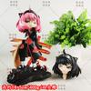 Anime Play House Anya Forger Cos Uchiha Itachi Two-Dimensional Beautiful Girl Hand-Made Ornament Collectible Action Figure Model