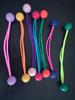 100pcs Candy Beads Hair Ties Ponytail Balls Goody Hair Elastics for Women Beads for Girls Accessories Seamless Ties