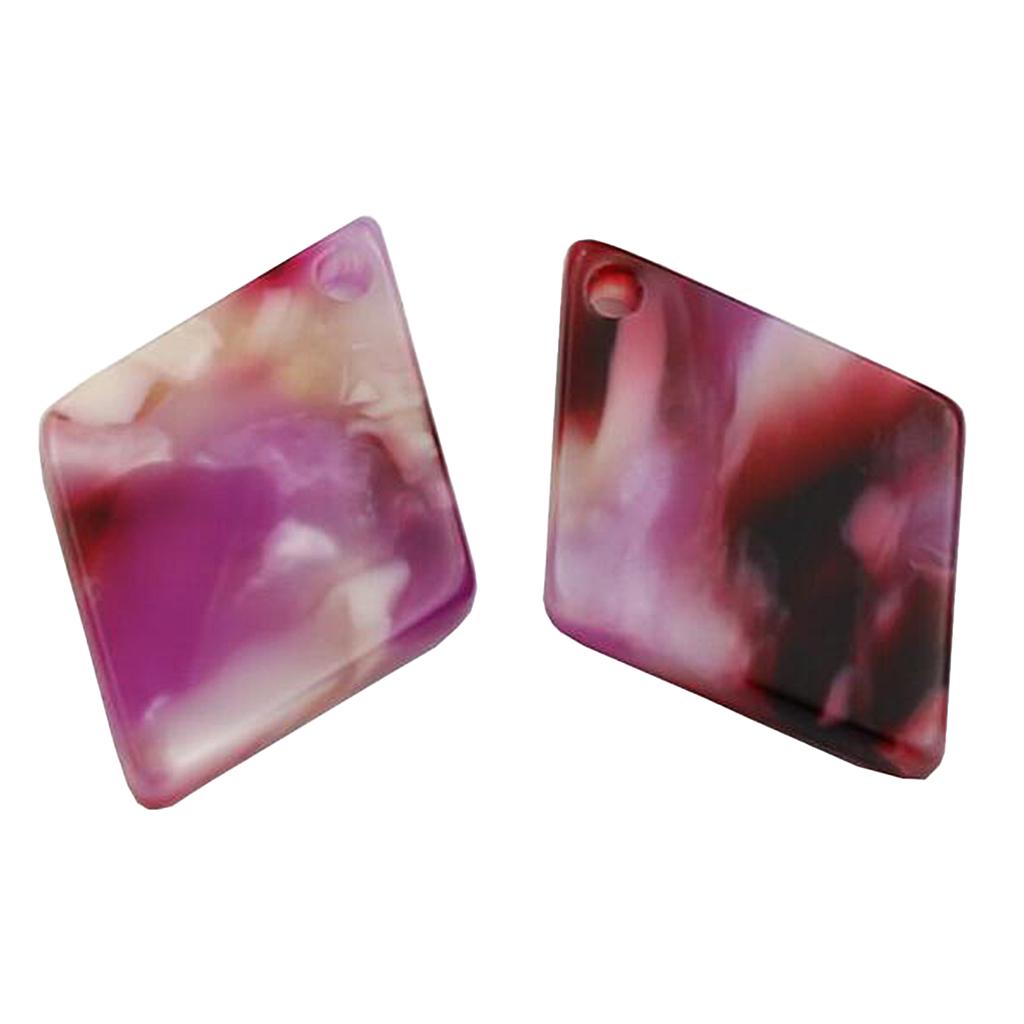 10dílný sektorový akrylový přívěsek DIY náušnice korálky šperky příslušenství 1