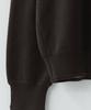 Leopeusaideu Plain Collar Knit Dark Brown
