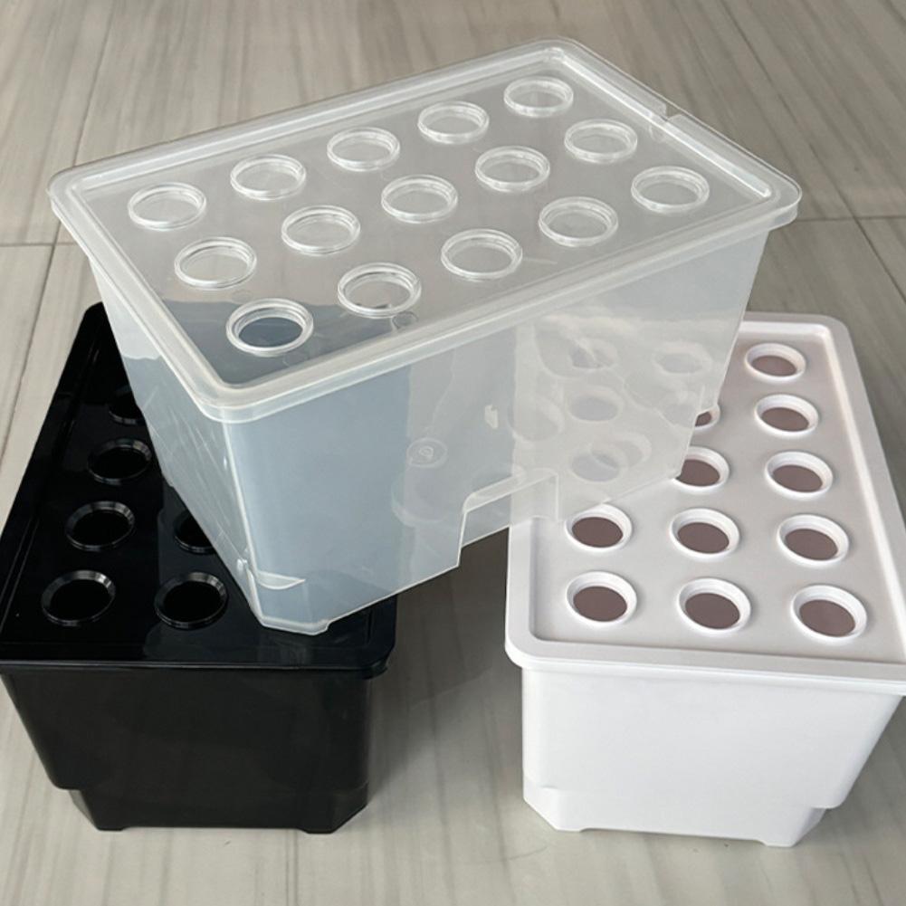 Indoor Herb Garden 15-hole System 15 Holes Plastic Construction Root Growth Monitoring Nutrient Level Monitoring
