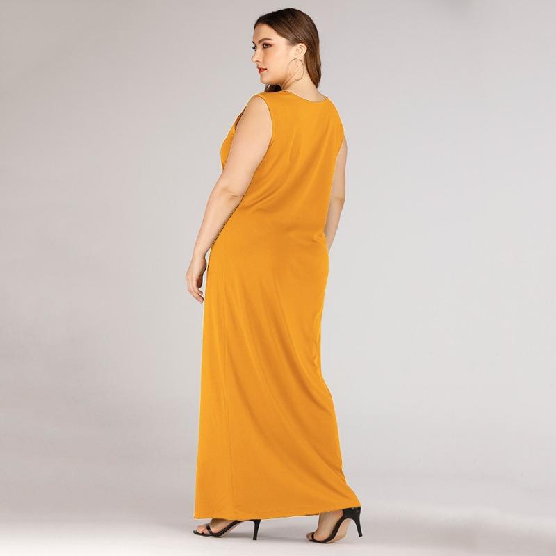 Летние повседневные платья без рукавов для женщин — фото 9