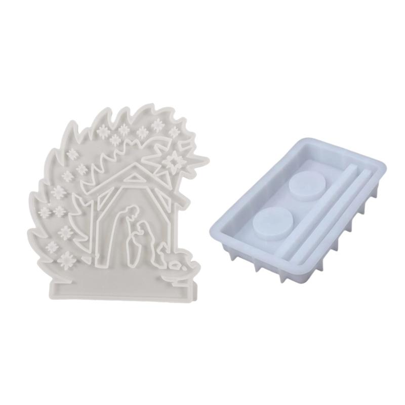 

Candle Stand Insert Mold Figure Candlestick Silicone Mould for Artistic Home Decoration and Religious Event 1