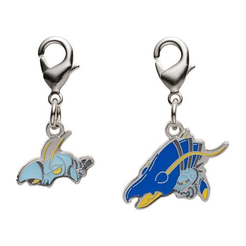

[Pokemon] Pokemon Center National Pokedex Metal Charm 692 Clauncher & 693 Clawitzer