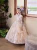 Girls' High-End Exquisite Fairy Flower Wedding & Piano Performance Dress