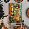 Metal Cat Wall Art Colorful Mosaic Modern Home Decor
