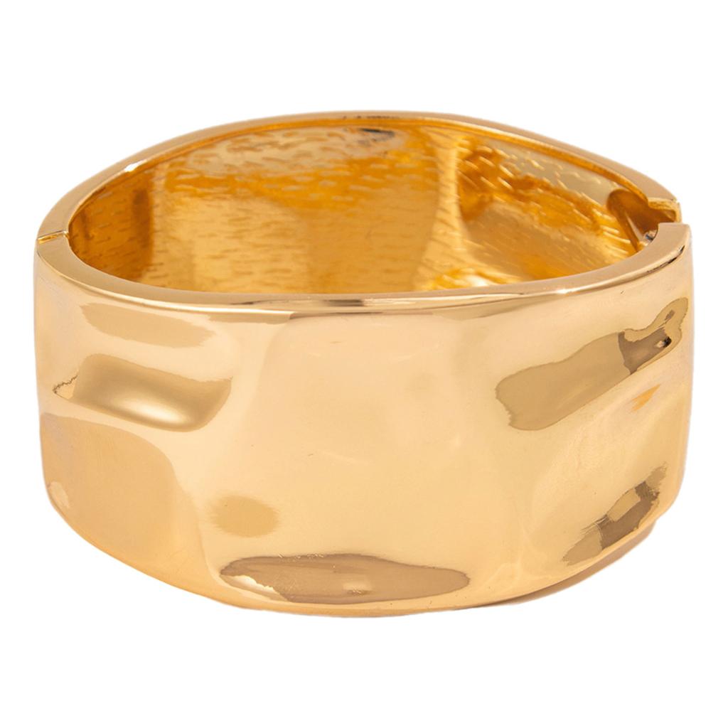 Trendy Irregular Spring Bangles Punk Style Wide Cuff Bracelets Exaggerated Bracelet for Couples and Party Occasions