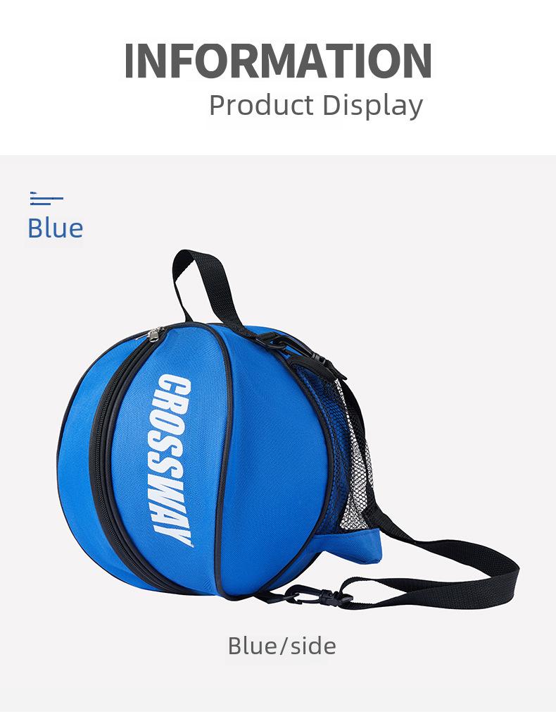 Crossway Oxford Cloth Sports Backpack for Basketball and Football Storage