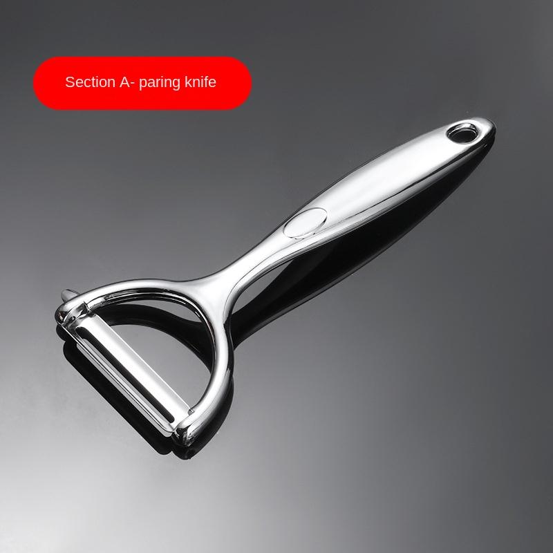 

1Stainless Steel Plastic Handle Peeler Potato Fruit Vegetable Beam Knife Peeling Tool Multifunctional Tools for Cutting Fruit