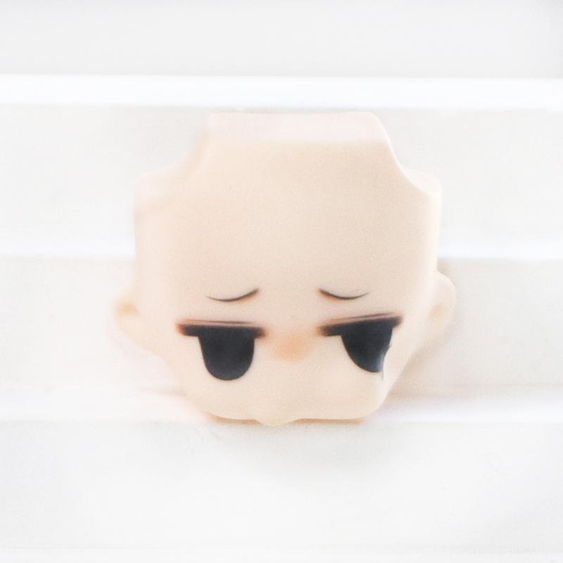 OB11 Doll Face 1/12 BJD Doll Face With 3D Anime Decal Eyes Kawaii Change Faces Blowing Pout Mouth Cheeks GSC Head DIY Kids Dolls