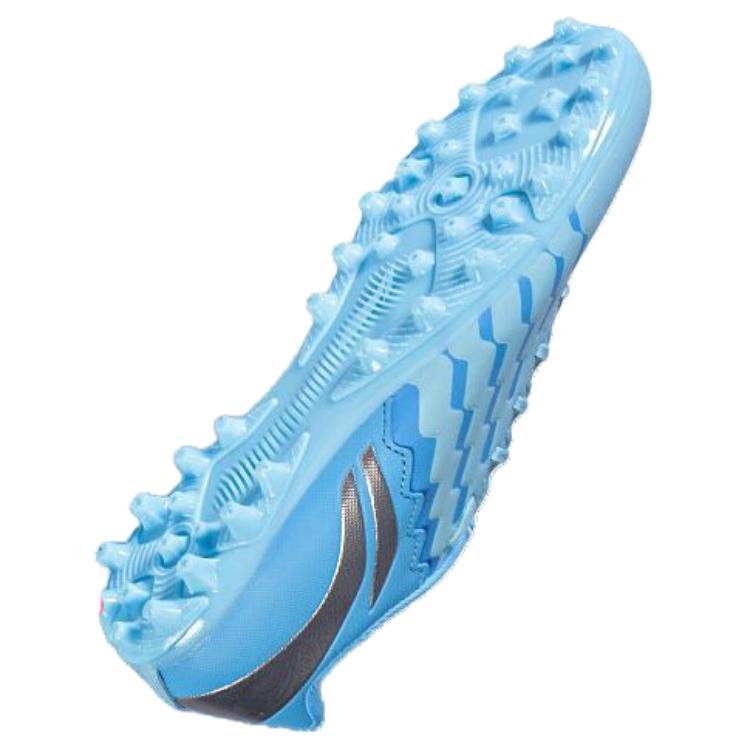 New LiNing Jin MG Rubber Short Studs Natural Ground Anti-Slip Wear-Resistant Soccer Shoes Men's Blue TSFU029-5
