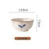 Japanese Style Large Ceramic Soup Bowl Set