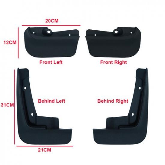 Car Mudguards Mudflaps For VW Transporter Caravelle Multivan T5 T6 2004-