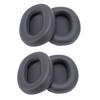 2 Pair Ear Pads Fit for W830NB Headphone Grey Protein Leather Foam Headset Replacement Ear Cushions