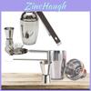 Elegant 550ml Stainless Steel Cocktail Shaker Set With Spoon Strainer And Tongs