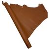 Khaki Lychee Pattern Top Layer Cowhide Leather Material, Genuine Leather Brown, Handmade DIY Leather Wallet, Backpack, Sofa Seat
