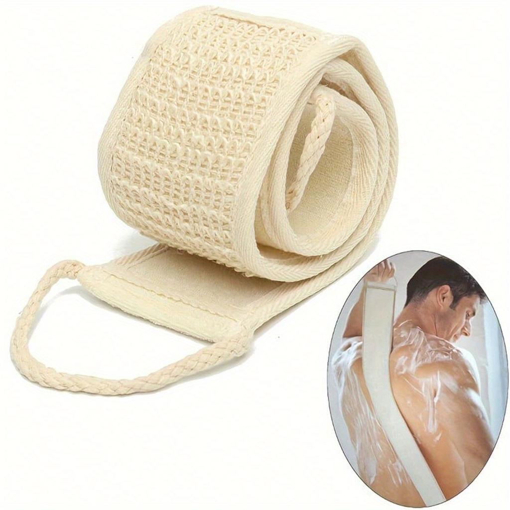 1pc Exfoliating Bath Towel Luffa Sponge Towel For Body Scrub & Back Scrubber, Body Scrub With Luffa And Exfoliating Cream For Shower