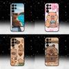 Capybara Phone Case For Samsung S25,S24 Ultra,S20,S30 plus,S22 plus,S23,S30 Ultra 5G Silicone Black Shell