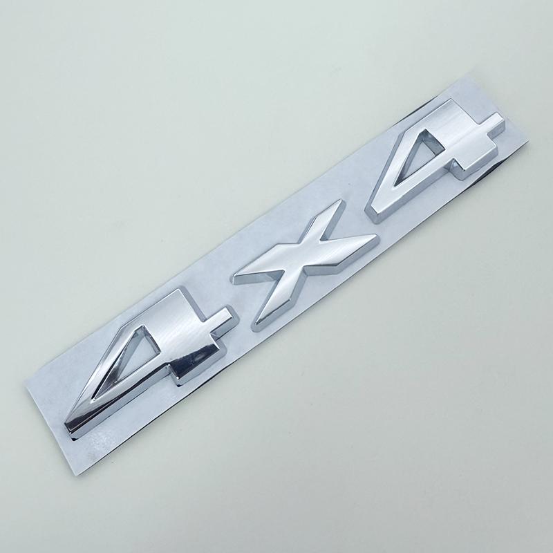 3D Metal Logo 4X4 Badge Limited Emblem For Toyota Highlander 4runner Rav4 Prius Tundra Jeep Car Fender Side Rear Trunk Sticker