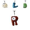Cuddly 3.9in Alphabet Lore Plush Pendant Doll Baby Educational Toy