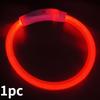 USB Rechargeable LED Fiber Optic Collar for Pets Luminous Anti-Lost Dog Accessory Outdoor Light Collar