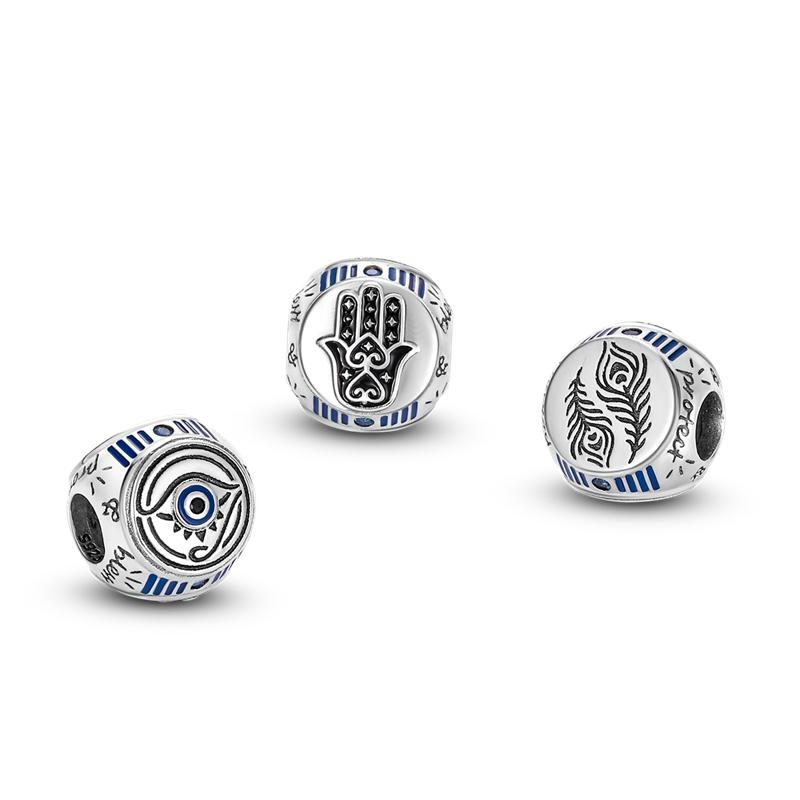 Ancient Egyptian Culture Pharaoh Pyramid Scarab Beads Fit Bracelet Copper Original Design Charm Jewelry Making