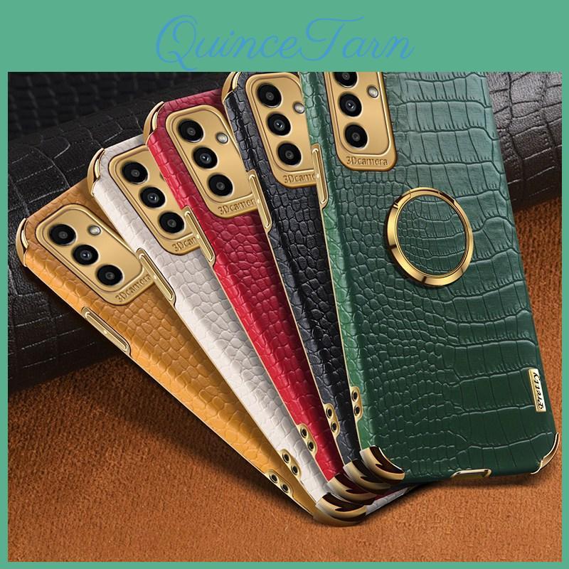 Pu Leather Luxury Case Phone For Samsung Galaxy A04s A14 A34 A54 5g A04 A04e A40s M30 Ring Holder Silicone Cover Protection Case
