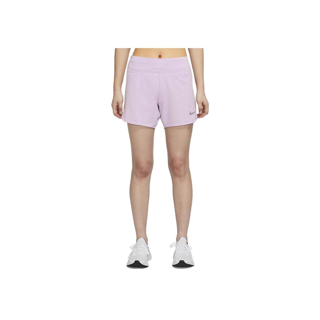 Nike Eclipse Solid Color Casual Running Shorts Women Shorts Pink Purple CZ9569-530
