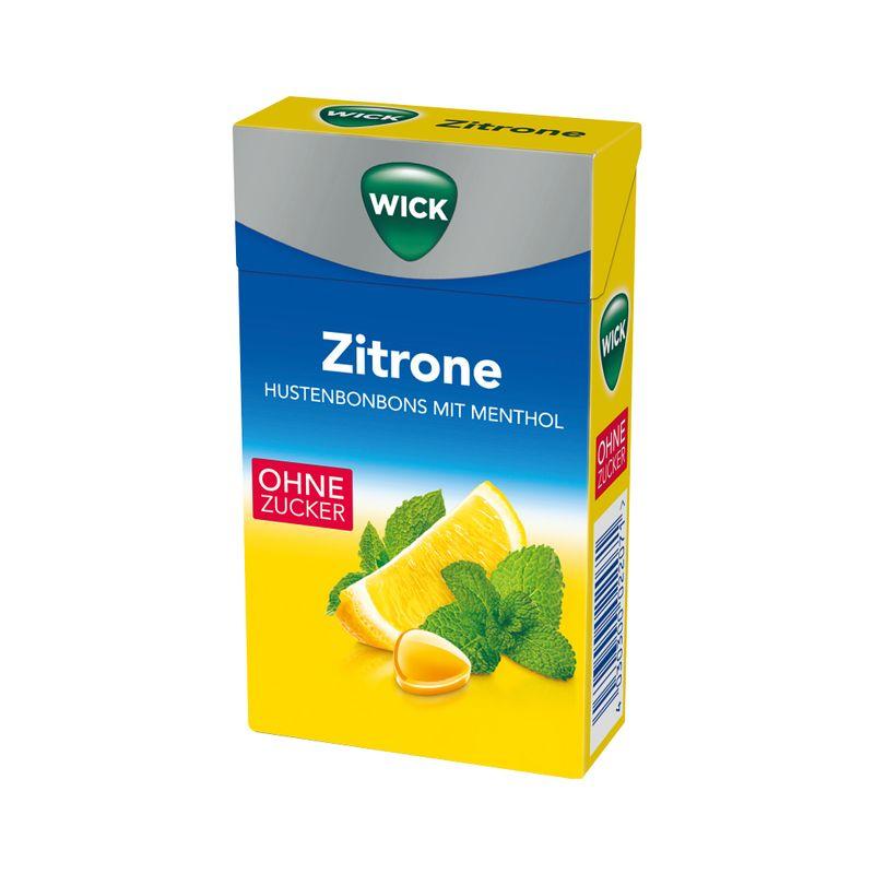 Vicks Wick Menthol Lemon Sugar-Free Candy 72g