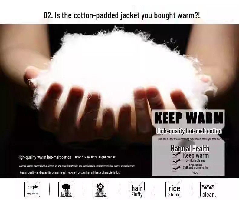 Zimowy mundur służbowy ochrony: Pogrubiony Zestaw Bawełnianej Kurtki i Płaszcza na Ciepło i Ochronę przed Zimnem.