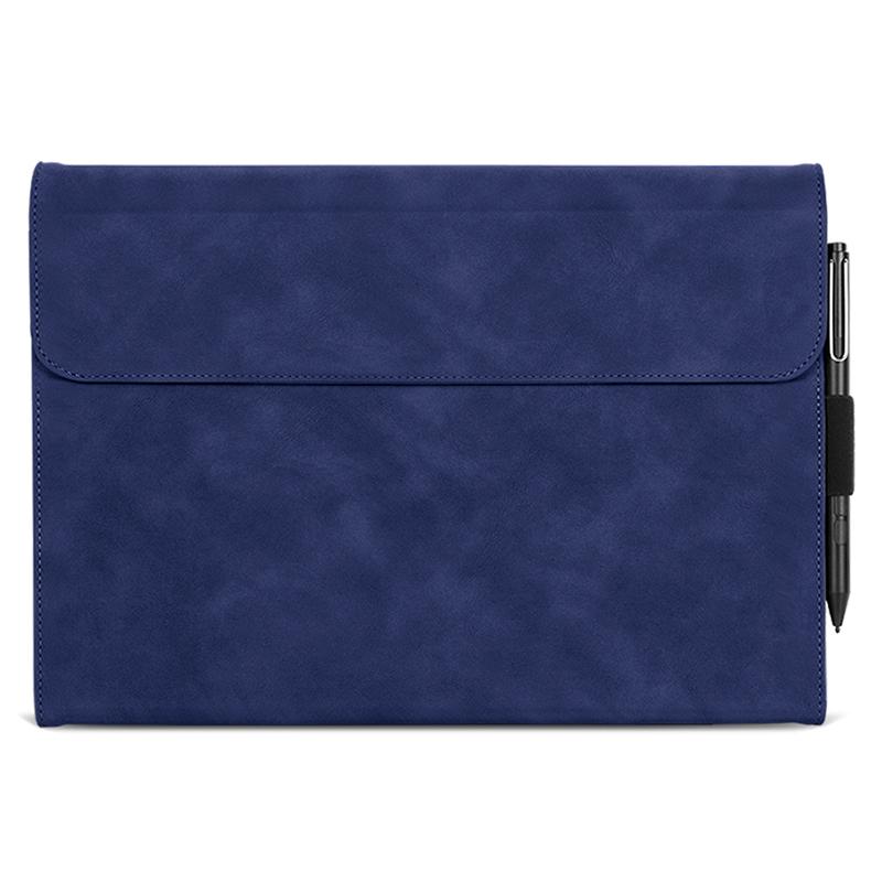 For Microsoft Surface Pro 10/9 Case Stand Leather Protective Sleeve with Pen Holder