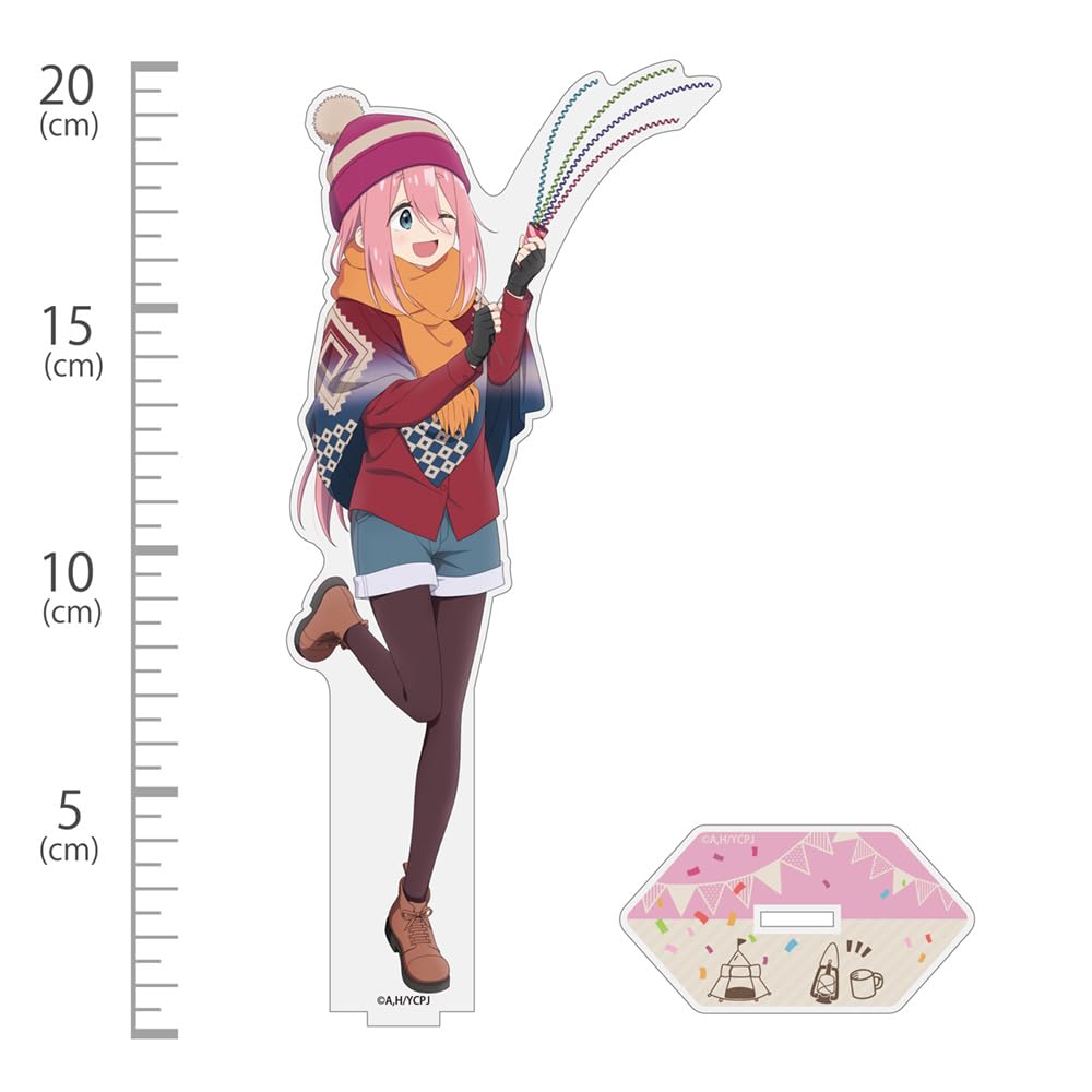 [Official] 2D COSPA "Laid-Back Camp SEASON 3" Original Illustration Nadeshiko Kagamihara Acrylic Stand (Large) Birthday Camp Ver.