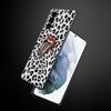 Custodia per telefono con stampa Leopard Love per Samsung Galaxy S22 Pro S21 S20 Ultra FE S10 Lite 5G S10E S9 S8 Plus Cover nera in TPU morbido