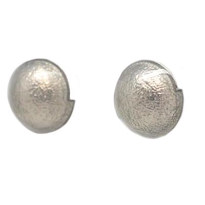 [Q8767] - Brincos Designer 'Nora' cinzentos - 15 mm