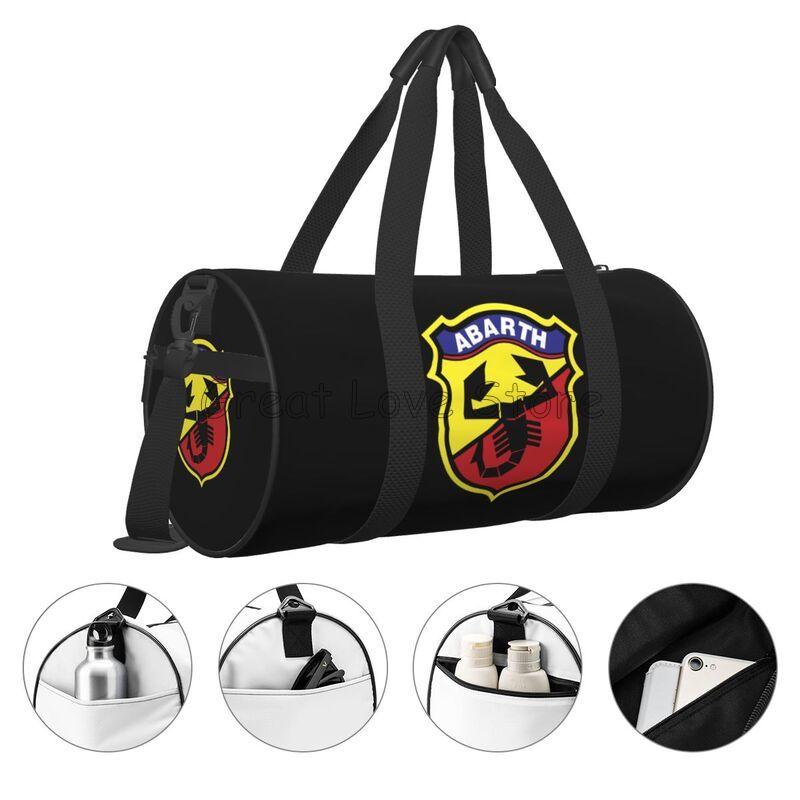 Sporttasche Abarth C Cool Sporttasche Herren Große Kapazität Oxford Bedruckte Handtasche Outdoor Reise Reisetaschen Fitness Taschen