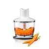 Mixeur plongeant - braun - mq5035wh - 21 vitesses - technologie powerbell - hachoir, fouet et gobelet 600 ml