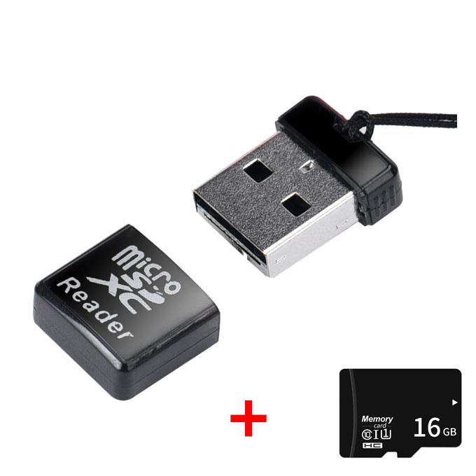 Portable Mini Card Reader Super Speed USB 2.0 Micro SD/SDXC TF Card Reader Adapter