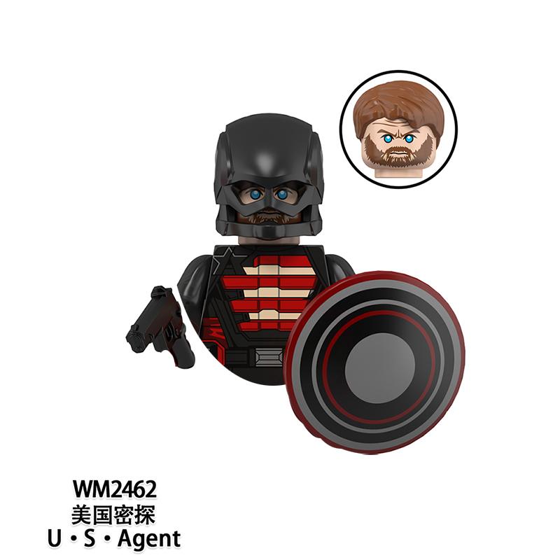 Thunderbolts Black Widow Building Blocks Daredevil  Bricks Taskmaster For Toys Gifts Children Mini Action Figures Party GIFTS