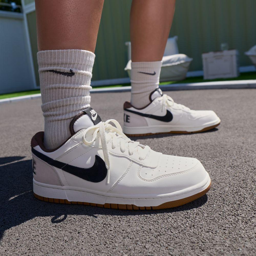 Nike Большие износостойкие низкие кеды для скейтбординга Унисекс Бежевые 39